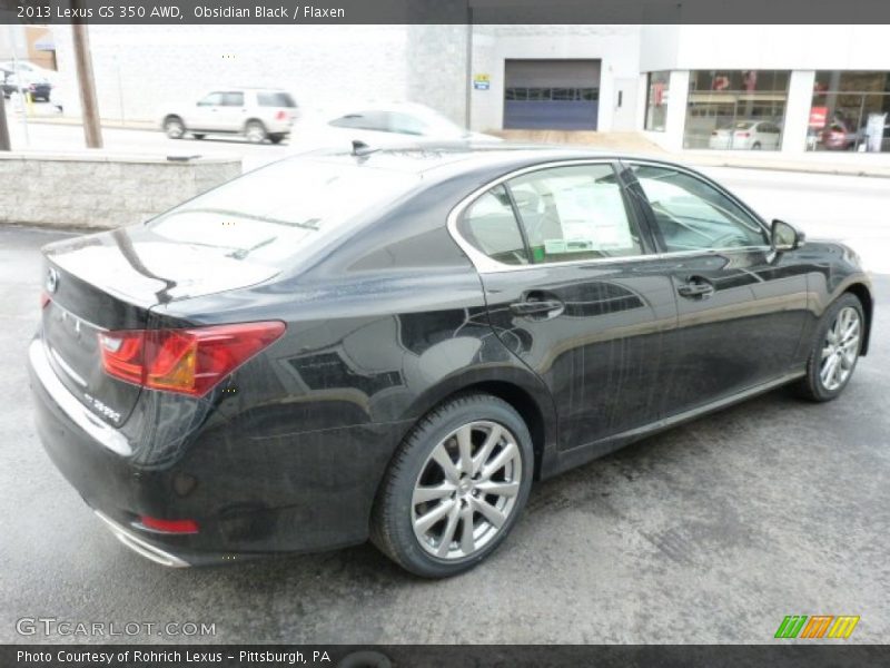 Obsidian Black / Flaxen 2013 Lexus GS 350 AWD