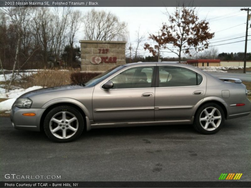 Polished Titanium / Black 2003 Nissan Maxima SE