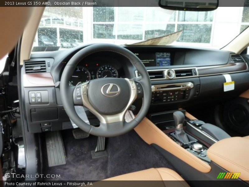 Obsidian Black / Flaxen 2013 Lexus GS 350 AWD