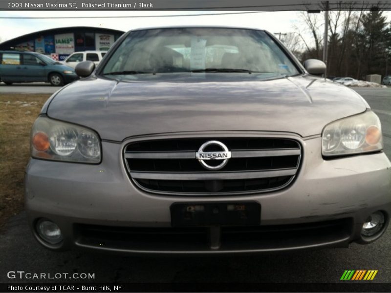 Polished Titanium / Black 2003 Nissan Maxima SE