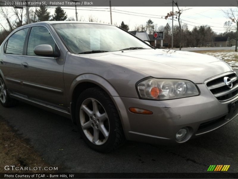 Polished Titanium / Black 2003 Nissan Maxima SE
