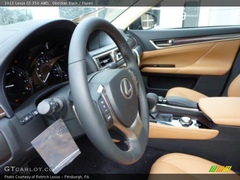 Obsidian Black / Flaxen 2013 Lexus GS 350 AWD