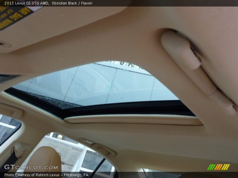 Obsidian Black / Flaxen 2013 Lexus GS 350 AWD