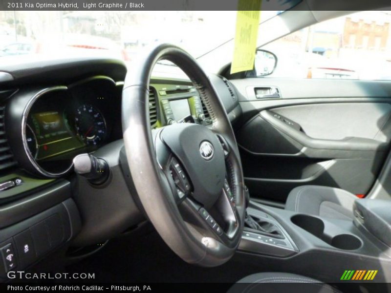 Light Graphite / Black 2011 Kia Optima Hybrid