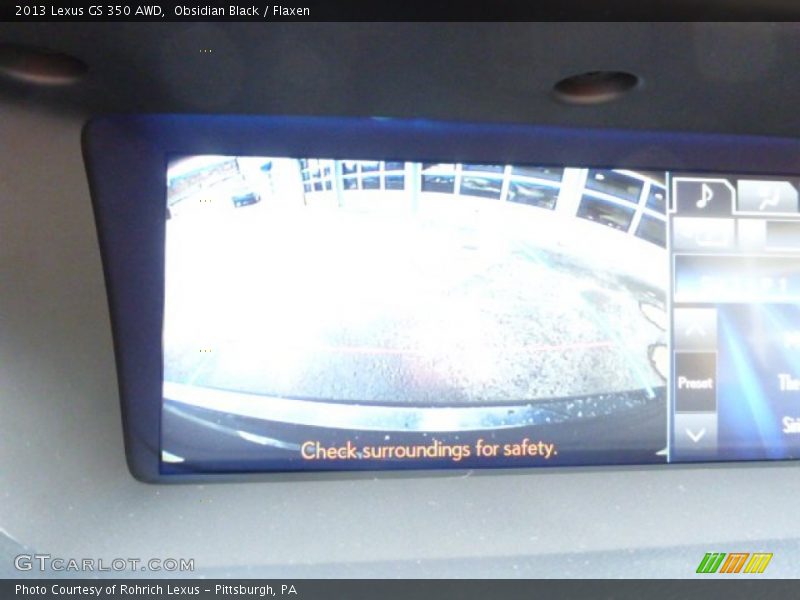 Obsidian Black / Flaxen 2013 Lexus GS 350 AWD