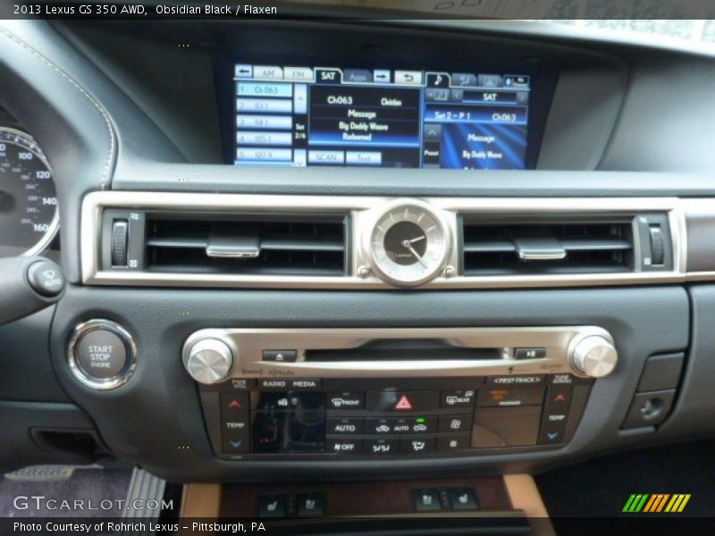 Obsidian Black / Flaxen 2013 Lexus GS 350 AWD