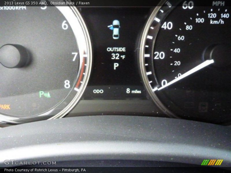 Obsidian Black / Flaxen 2013 Lexus GS 350 AWD