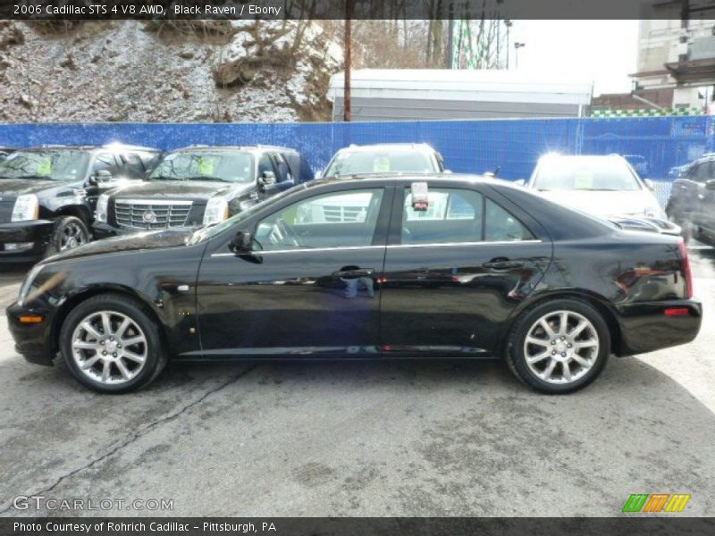 Black Raven / Ebony 2006 Cadillac STS 4 V8 AWD