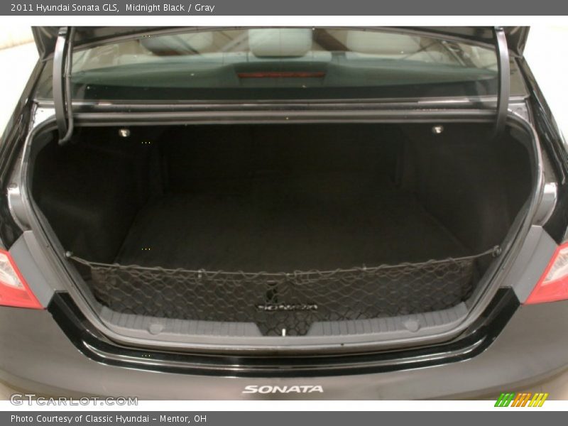 Midnight Black / Gray 2011 Hyundai Sonata GLS