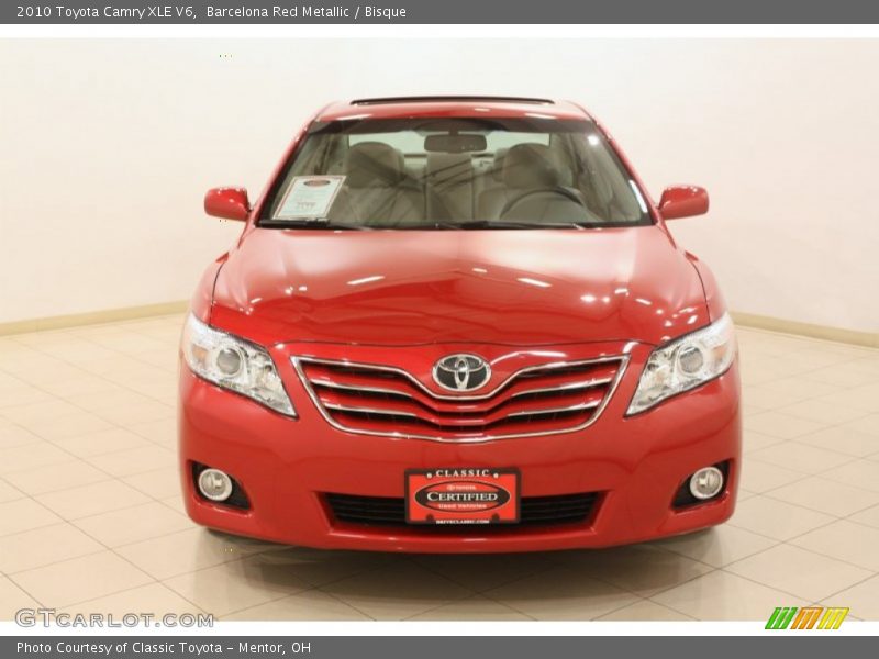 Barcelona Red Metallic / Bisque 2010 Toyota Camry XLE V6