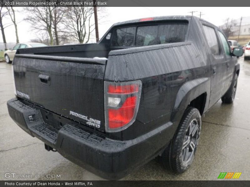 Crystal Black Pearl / Black 2013 Honda Ridgeline Sport