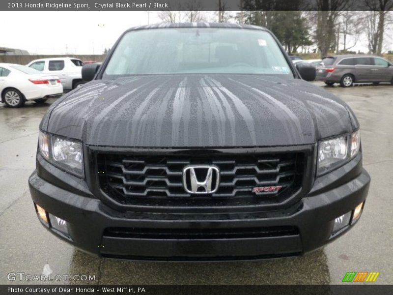 Crystal Black Pearl / Black 2013 Honda Ridgeline Sport