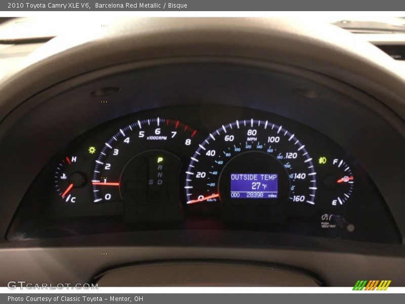 Barcelona Red Metallic / Bisque 2010 Toyota Camry XLE V6