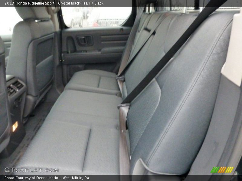 Rear Seat of 2013 Ridgeline Sport