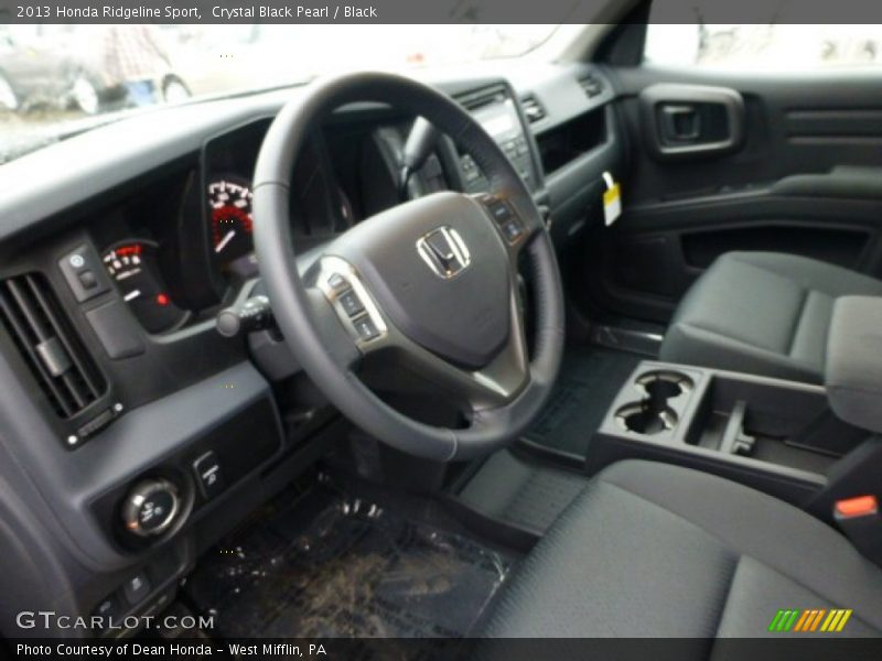 Crystal Black Pearl / Black 2013 Honda Ridgeline Sport