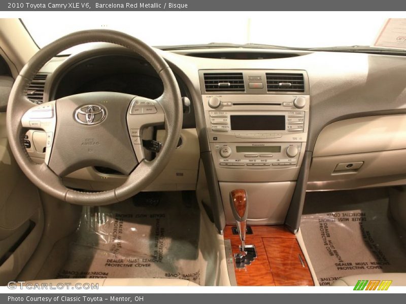 Dashboard of 2010 Camry XLE V6