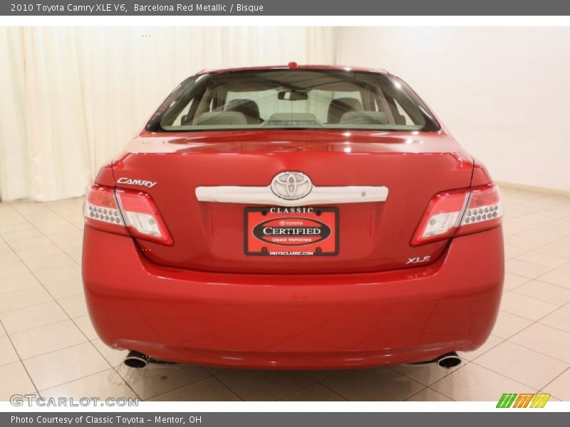 Barcelona Red Metallic / Bisque 2010 Toyota Camry XLE V6