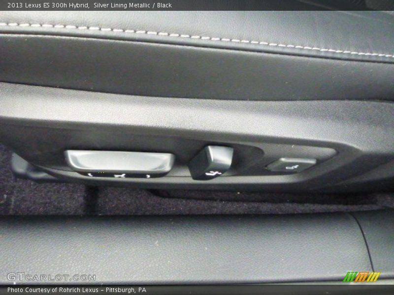 Silver Lining Metallic / Black 2013 Lexus ES 300h Hybrid