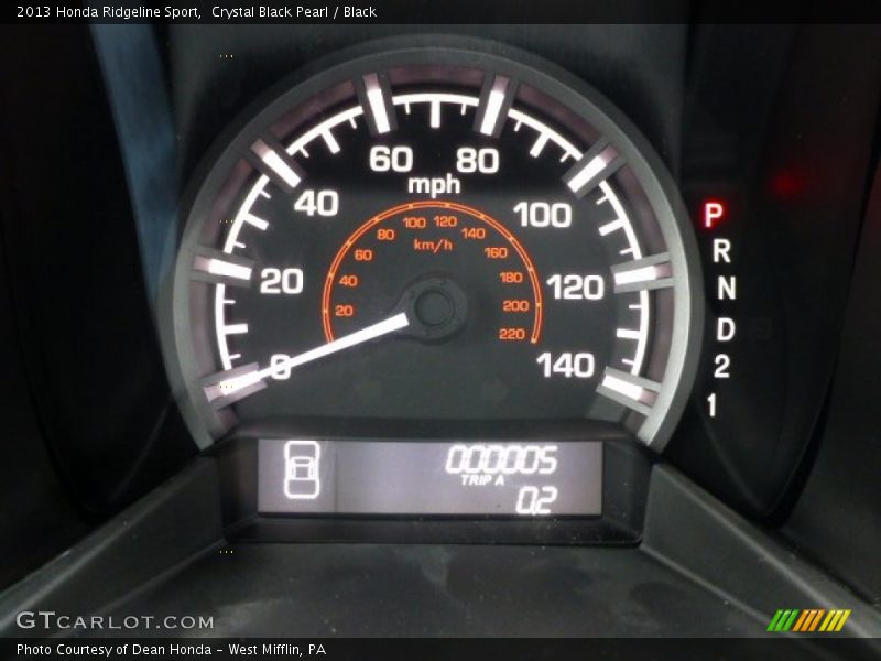  2013 Ridgeline Sport Sport Gauges