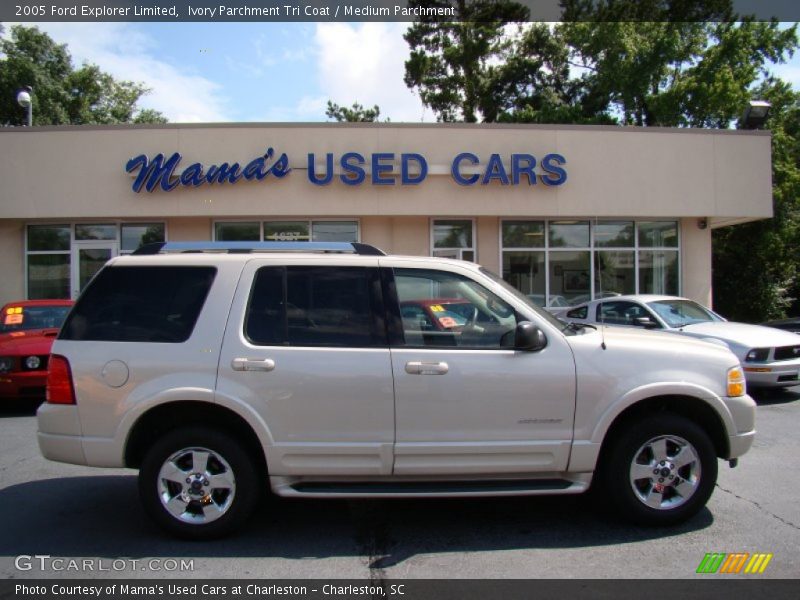 Ivory Parchment Tri Coat / Medium Parchment 2005 Ford Explorer Limited