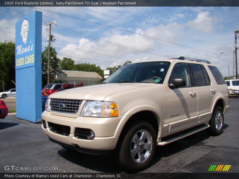 Ivory Parchment Tri Coat / Medium Parchment 2005 Ford Explorer Limited