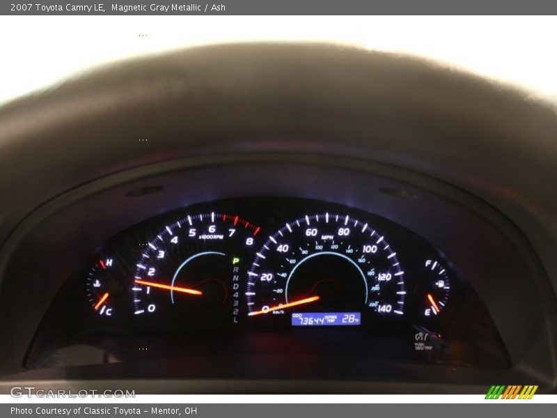Magnetic Gray Metallic / Ash 2007 Toyota Camry LE