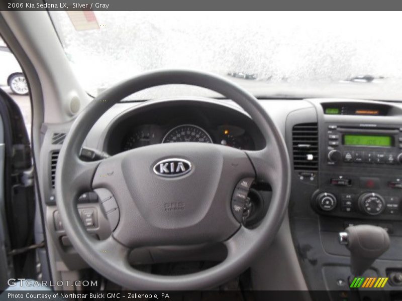 Silver / Gray 2006 Kia Sedona LX