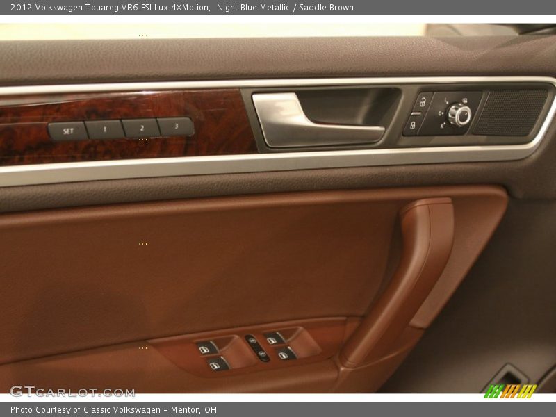 Night Blue Metallic / Saddle Brown 2012 Volkswagen Touareg VR6 FSI Lux 4XMotion