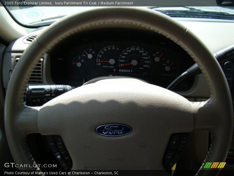 Ivory Parchment Tri Coat / Medium Parchment 2005 Ford Explorer Limited