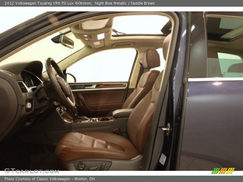 Night Blue Metallic / Saddle Brown 2012 Volkswagen Touareg VR6 FSI Lux 4XMotion