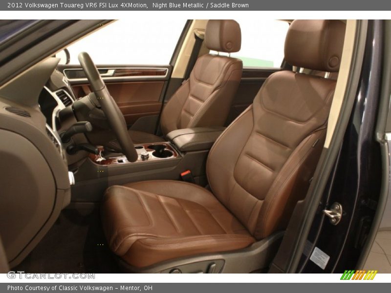 Front Seat of 2012 Touareg VR6 FSI Lux 4XMotion