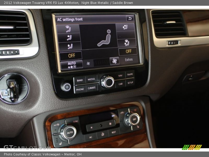 Night Blue Metallic / Saddle Brown 2012 Volkswagen Touareg VR6 FSI Lux 4XMotion
