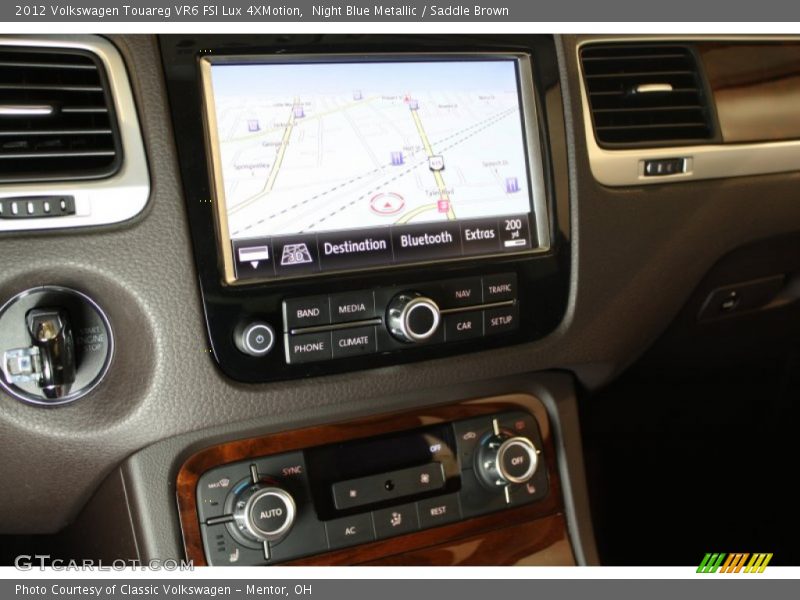 Night Blue Metallic / Saddle Brown 2012 Volkswagen Touareg VR6 FSI Lux 4XMotion
