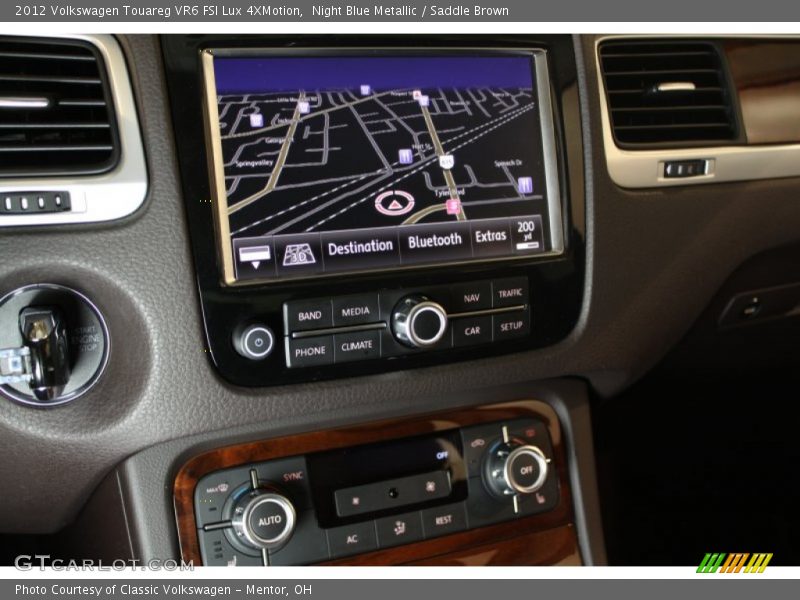 Night Blue Metallic / Saddle Brown 2012 Volkswagen Touareg VR6 FSI Lux 4XMotion