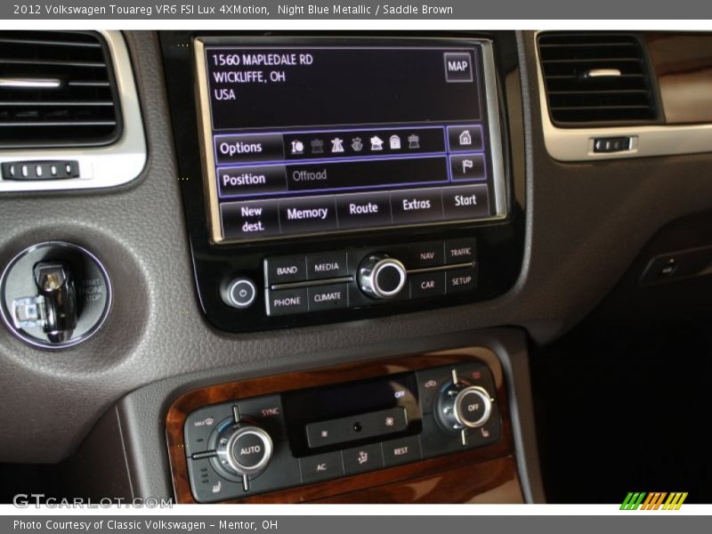Night Blue Metallic / Saddle Brown 2012 Volkswagen Touareg VR6 FSI Lux 4XMotion