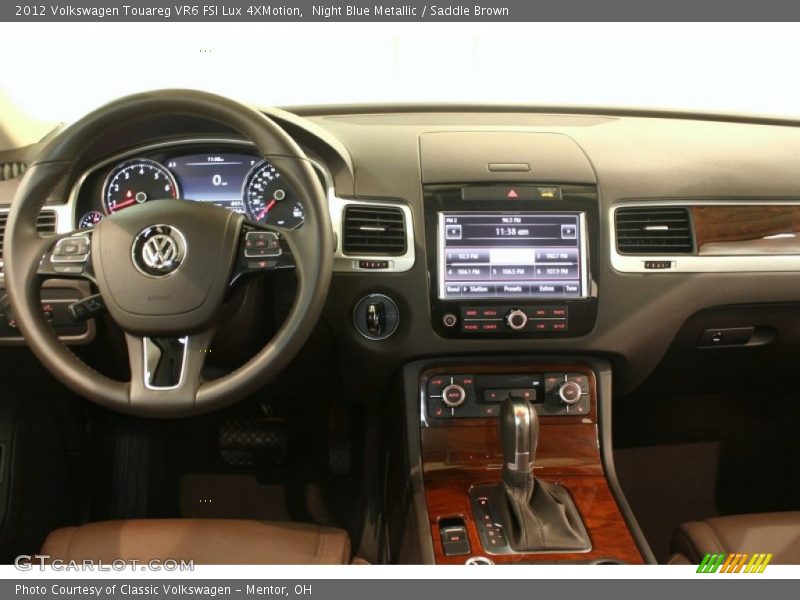 Dashboard of 2012 Touareg VR6 FSI Lux 4XMotion