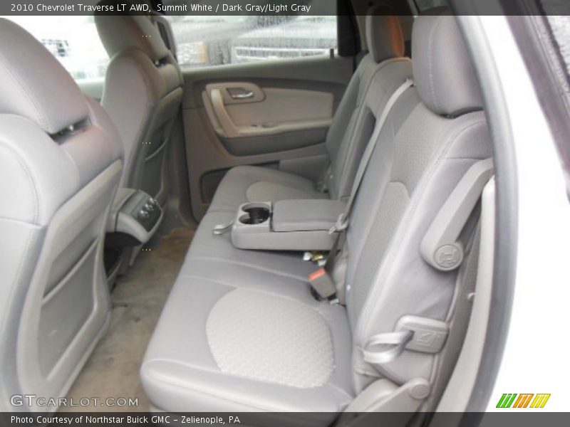Rear Seat of 2010 Traverse LT AWD