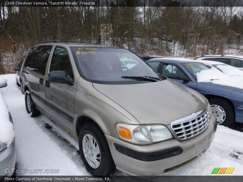 Sandrift Metallic / Neutral 1999 Chevrolet Venture