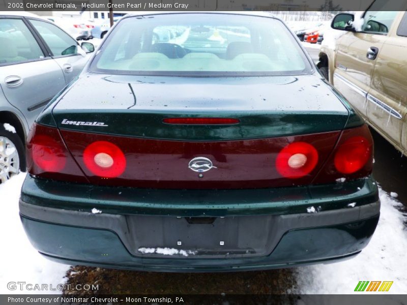 Medium Green Pearl / Medium Gray 2002 Chevrolet Impala