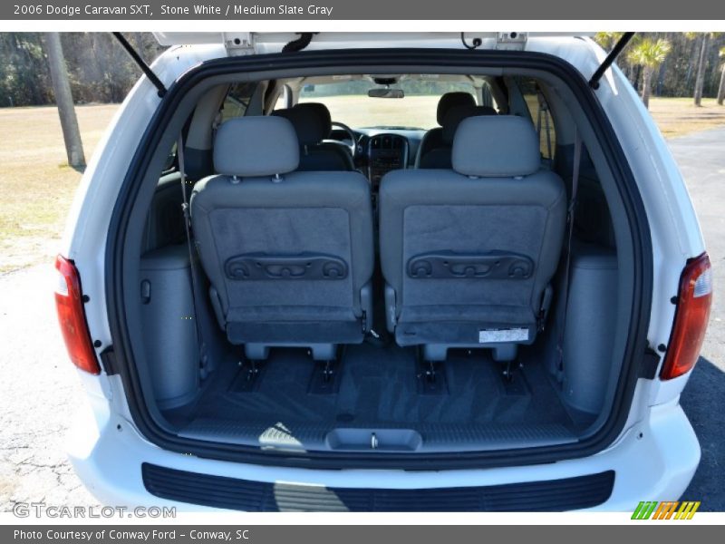 Stone White / Medium Slate Gray 2006 Dodge Caravan SXT
