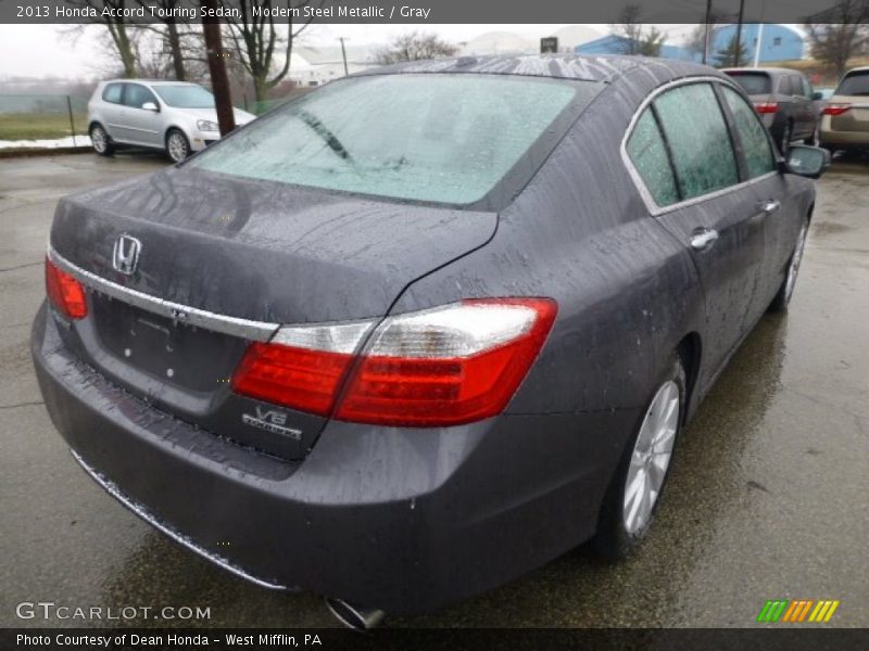 Modern Steel Metallic / Gray 2013 Honda Accord Touring Sedan