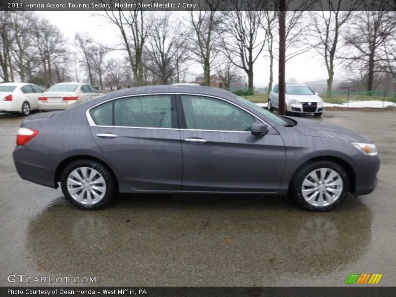 Modern Steel Metallic / Gray 2013 Honda Accord Touring Sedan