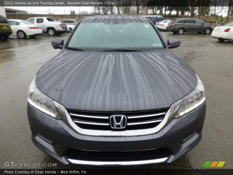 Modern Steel Metallic / Gray 2013 Honda Accord Touring Sedan