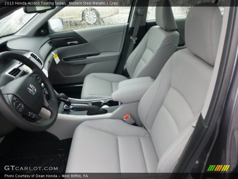 Front Seat of 2013 Accord Touring Sedan