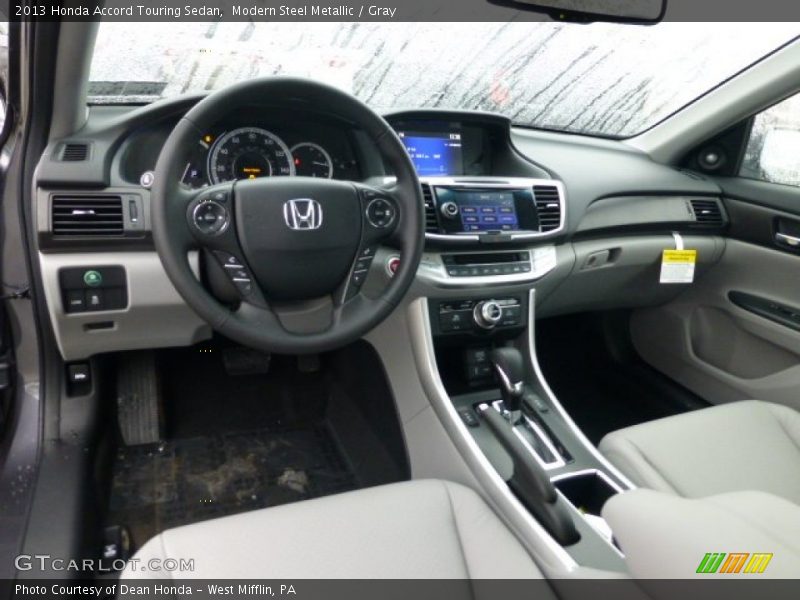 Gray Interior - 2013 Accord Touring Sedan 