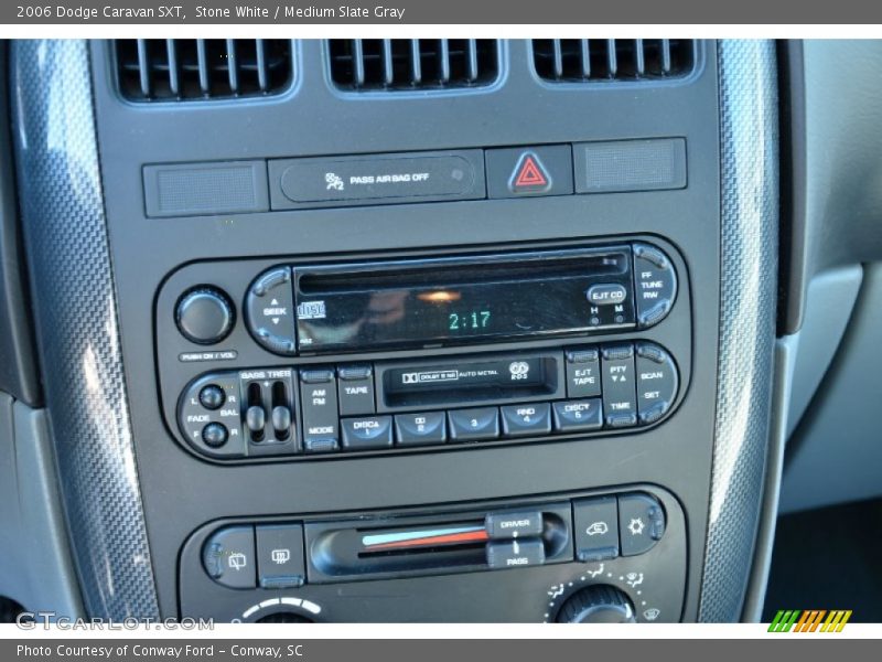 Controls of 2006 Caravan SXT