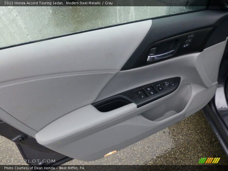 Modern Steel Metallic / Gray 2013 Honda Accord Touring Sedan