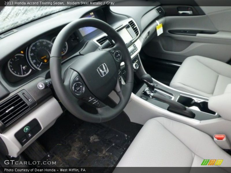 Gray Interior - 2013 Accord Touring Sedan 