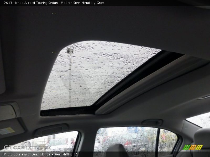 Modern Steel Metallic / Gray 2013 Honda Accord Touring Sedan