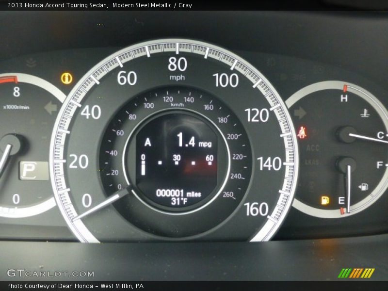  2013 Accord Touring Sedan Touring Sedan Gauges